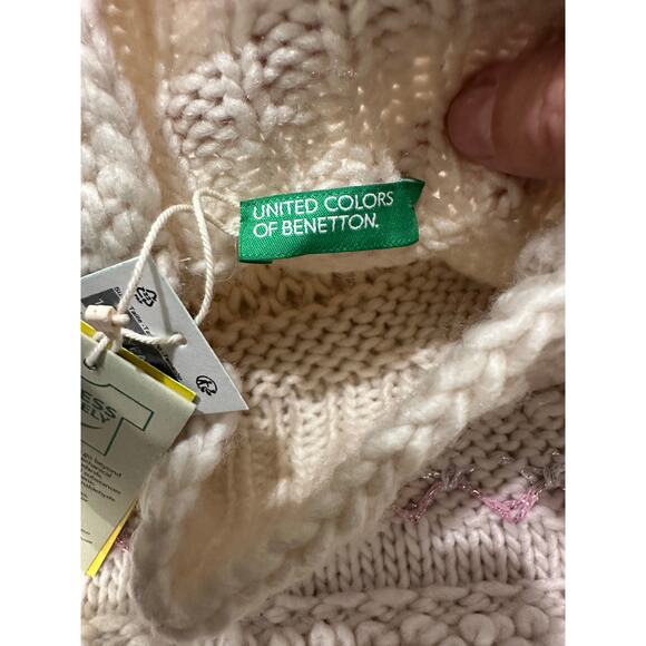 United Colors of Benetton Girls Knitted Ponchos Cape XL-3XL (10-14 YRS) - Picture 2 of 11